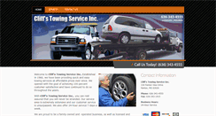 Desktop Screenshot of cliffstowingserviceinc.com